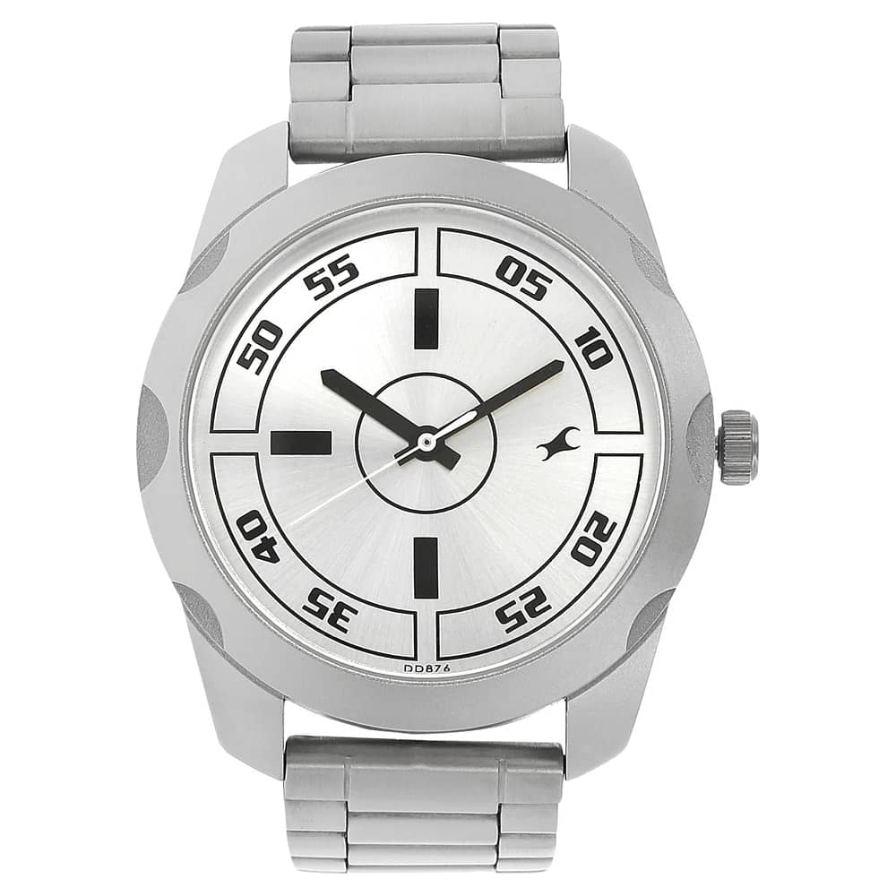 Fastrack 3123SM02 Casual Mens Silver Fastrack 3123SM02 Casual Mens Silver