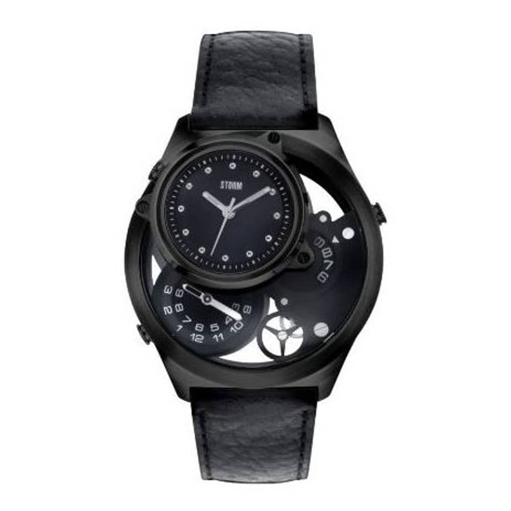 Storm ST-47144-SL Trilogy Slate Trilogy Dualon Black Men's Watch
