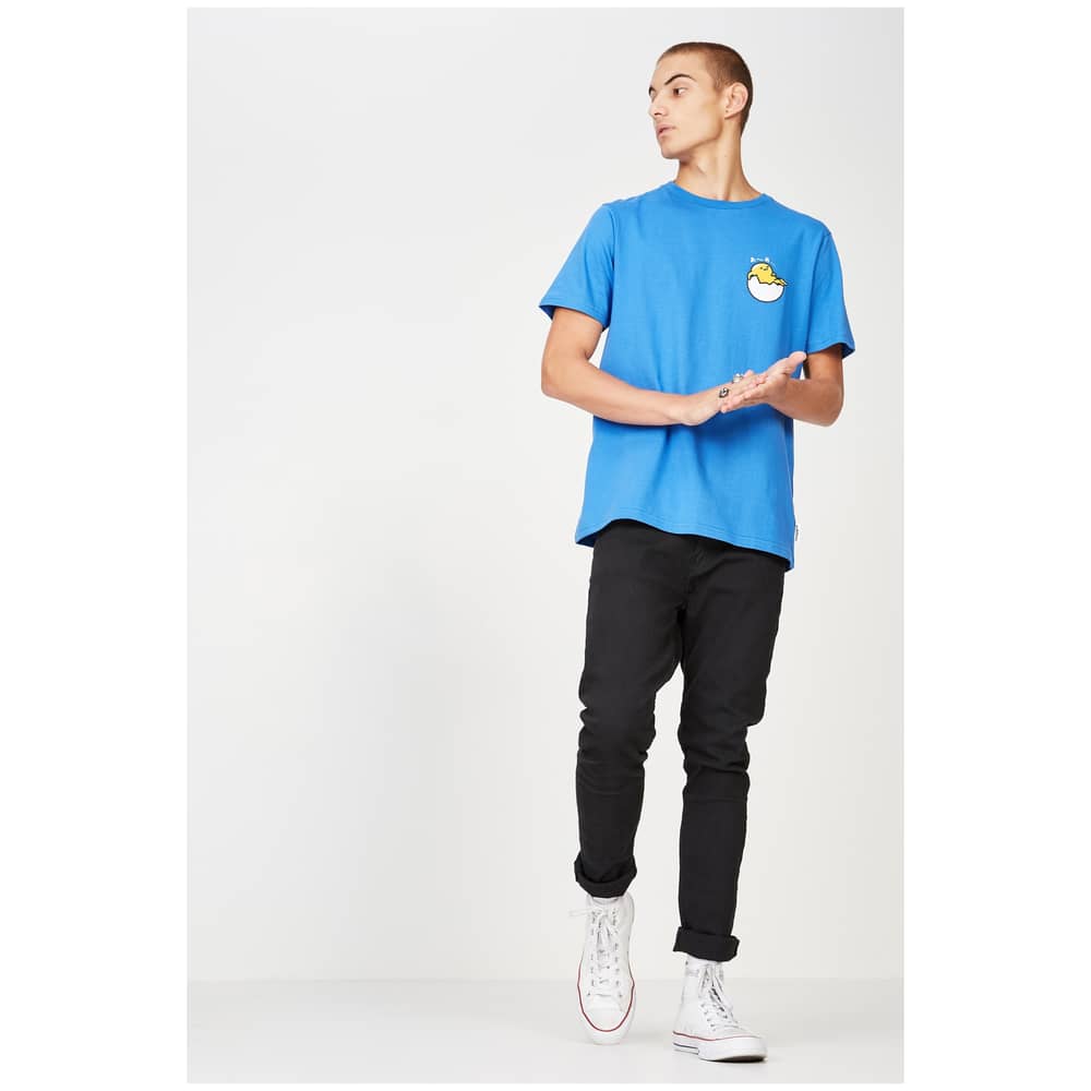 Cotton On Tbar Collab Character T-Shirt Blue Large