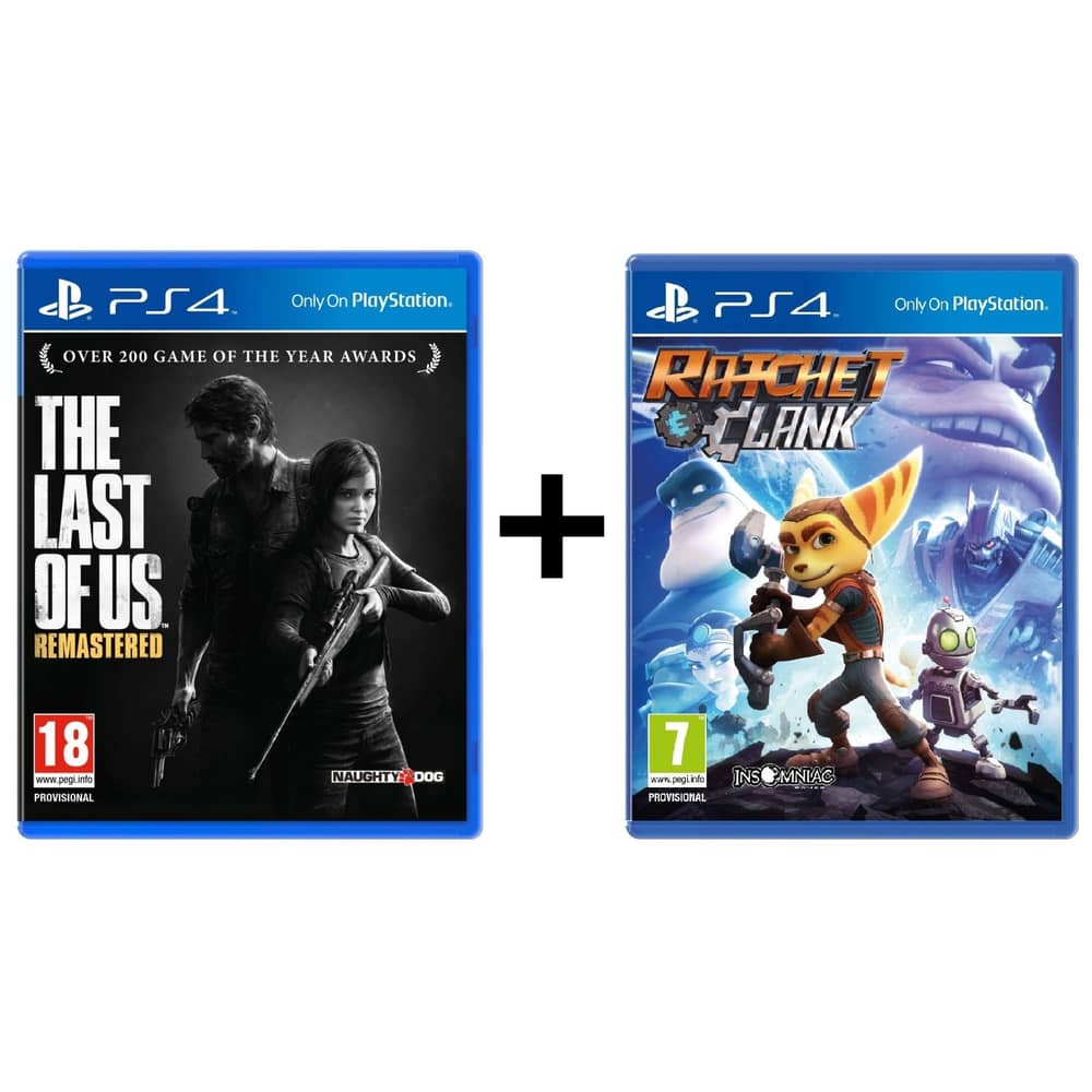 PS4 The Last Of Us Remastered Game + Ratchet & Clank Game PS4 The Last Of Us Remastered Game + Ratchet & Clank Game