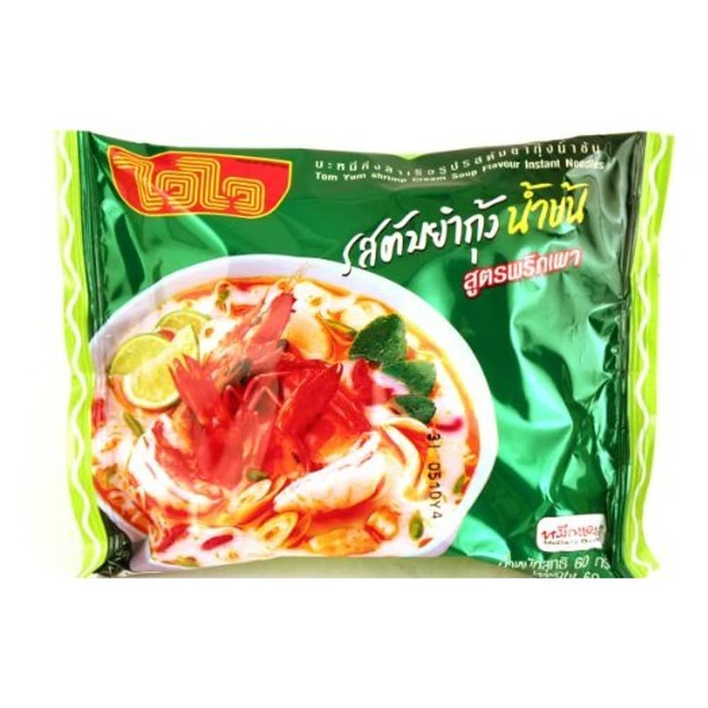 Wai Wai Tom Yum Shrimp Flavour Instant Noodles 60g x 5 Packs