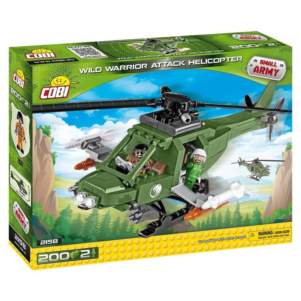Cobi 200pcs Small Army Wild Warrior Attack Helicopter