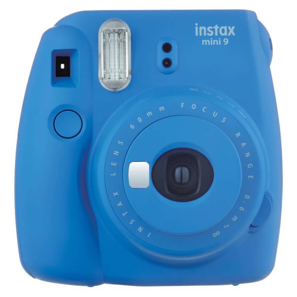 Fujifilm Instax Mini 9 Instant Film Camera Cobalt Blue Value Pack