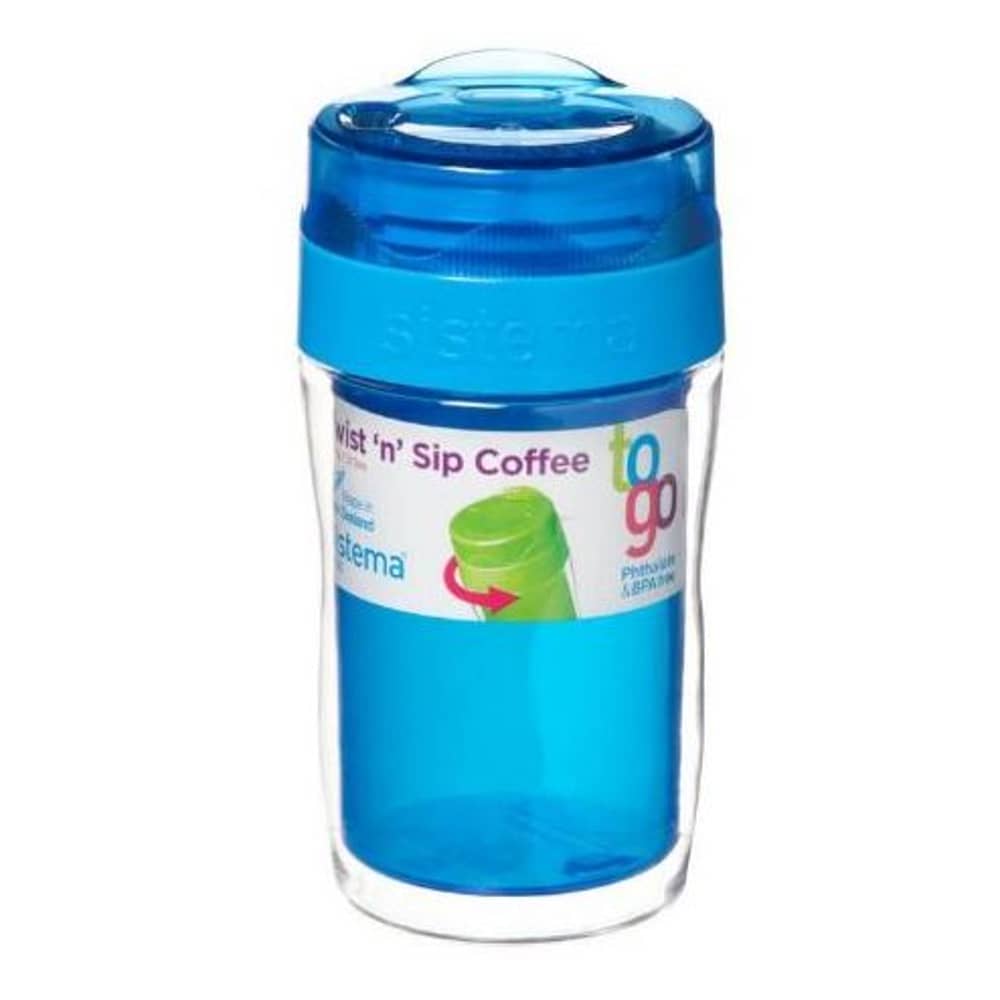 Sistema Twist N Sip Gripper Drink Travel Mug - Colors May Vary