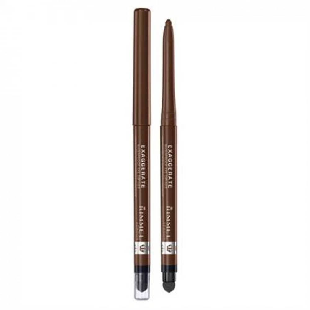 Rimmel London 61212 Exaggerate Waterproof Eye Definer 212 Rich Brown A Medium Brown Shade