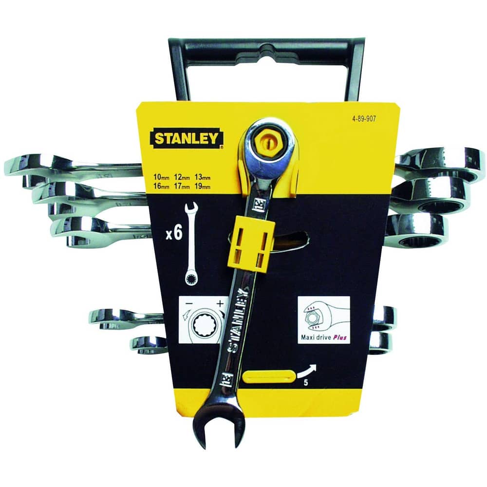 Stanley Ratchet Box Wrench Set 6pcs 4-89-907