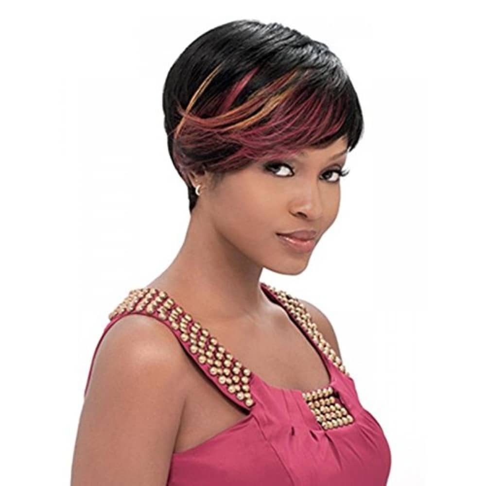 Sensationnel Bump Human Hair Wig - Fab Fringe- B Sensationnel Bump Human Hair Wig - Fab Fringe- B