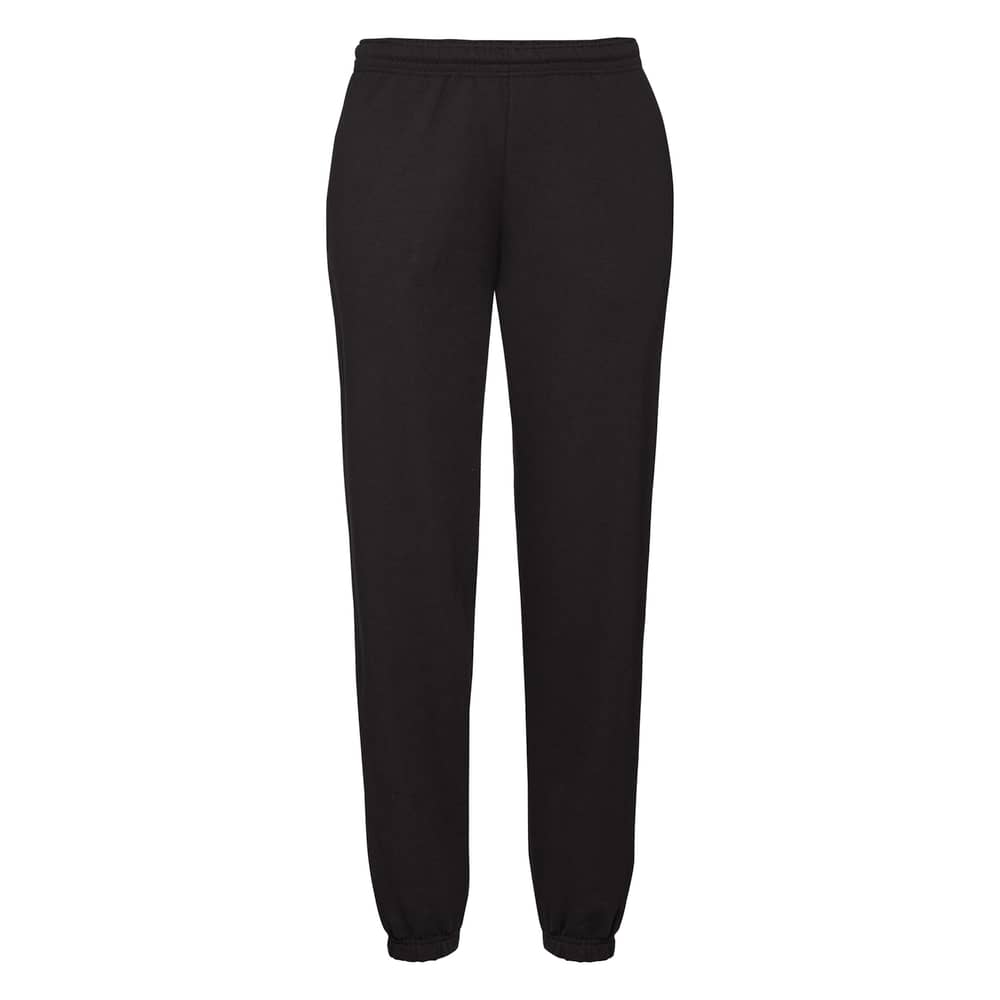 Fruit Of The Loom Classic Elasticated Cuff Jog Pants Black Small