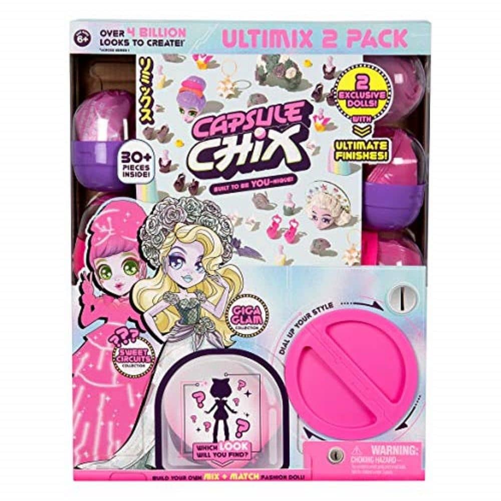 Capsule Chix 630996592137 S1 Ultimix Sweet Circuits and Giga Glam Toy Set Capsule Chix 630996592137 S1 Ultimix Sweet Circuits and Giga Glam Toy Set