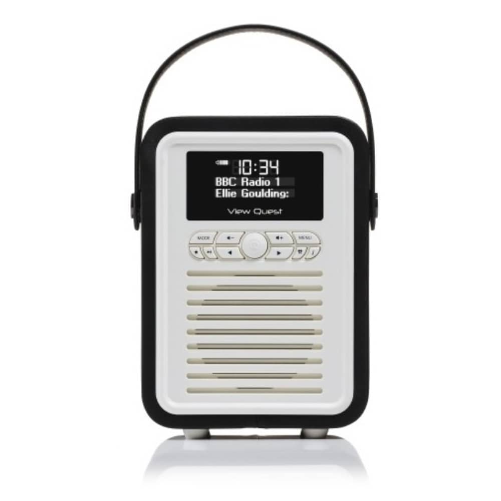 Viewquest Retro Mini Radio Black