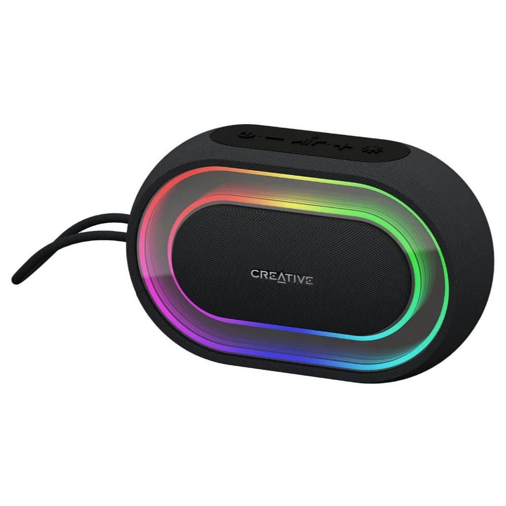 Creative Halo Portable Bluetooth Speaker with Programmable Lightshow