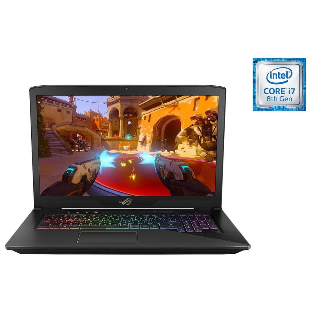 Asus ROG Strix GL703GS-E5010T Gaming Laptop - Core i7 2.2GHz 16GB 1T+256GB 8GB Win10 17.3inch FHD Gun Metal Asus ROG Strix GL703GS-E5010T Gaming Laptop - Core i7 2.2GHz 16GB 1T+256GB 8GB Win10 17.3inch FHD Gun Metal