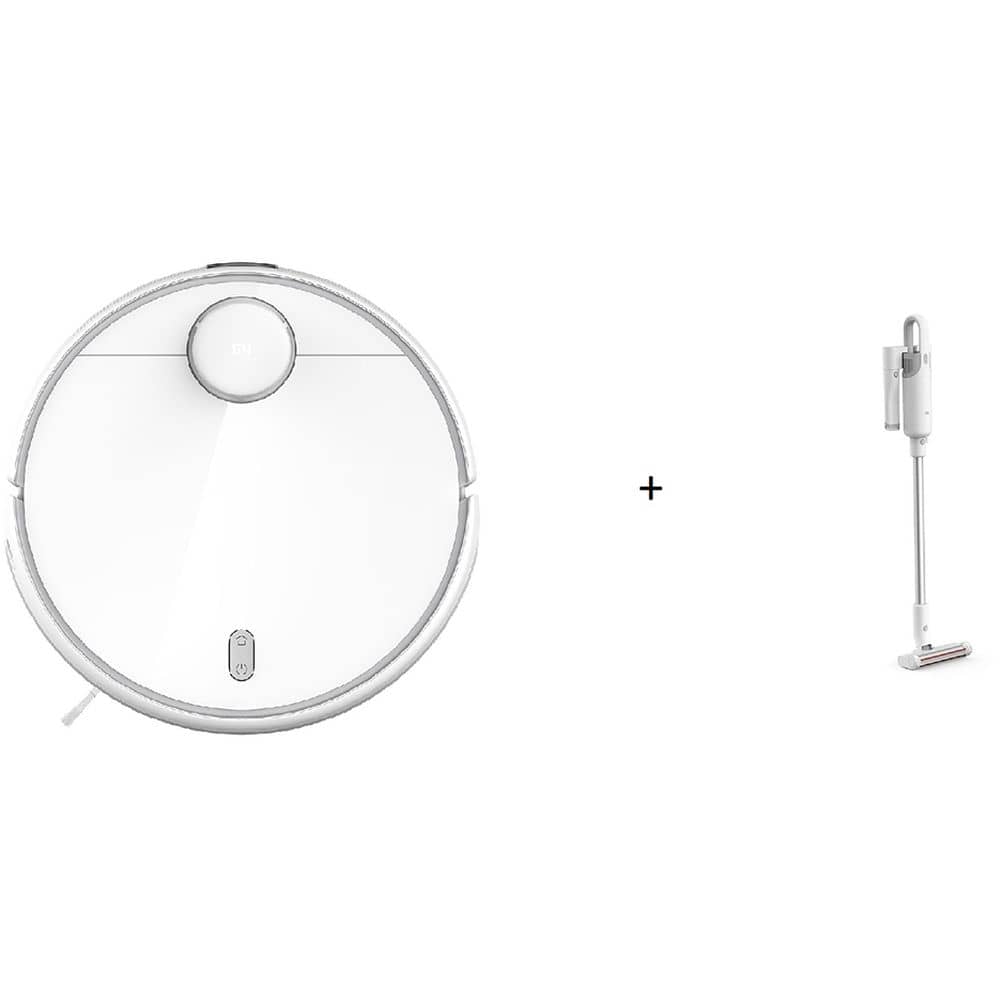 Xiaomi Mi Mop 2 Pro Robot Vacuum Cleaner White BHR5205EN + Mi Vacuum Cleaner Light BHR5312EN Xiaomi Mi Mop 2 Pro Robot Vacuum Cleaner White BHR5205EN + Mi Vacuum Cleaner Light BHR5312EN