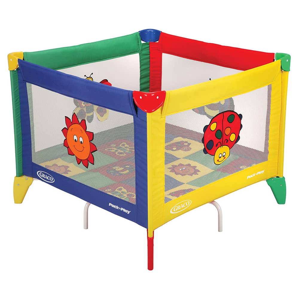 Graco Pack N Play Square Bugs Quilt Travel Cot Graco Pack N Play Square Bugs Quilt Travel Cot