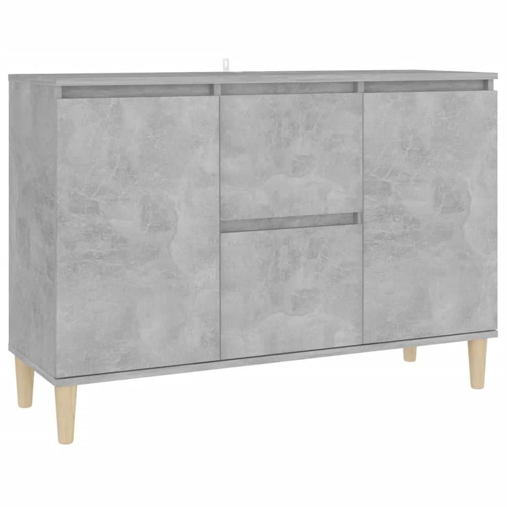 Vidaxl Sideboard Concrete Grey 103.5x35x70 Cm Chipboard Vidaxl Sideboard Concrete Grey 103.5x35x70 Cm Chipboard