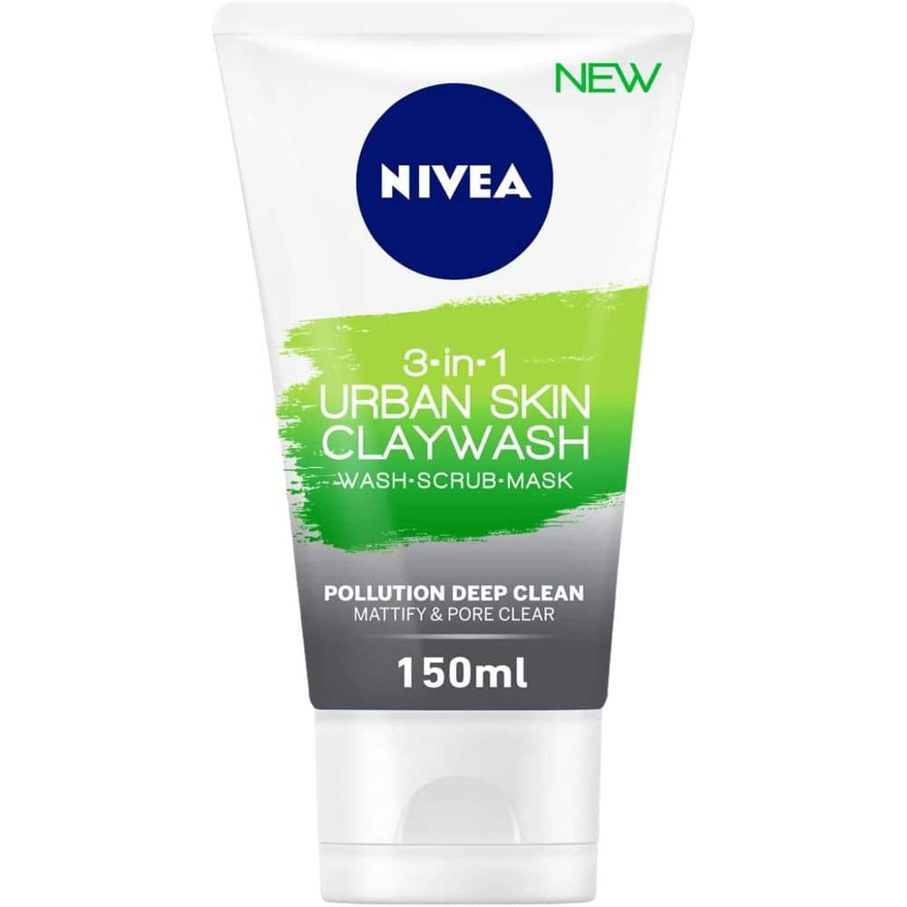 Nivea 3-In-1 Urban Skin Claywash 150ml