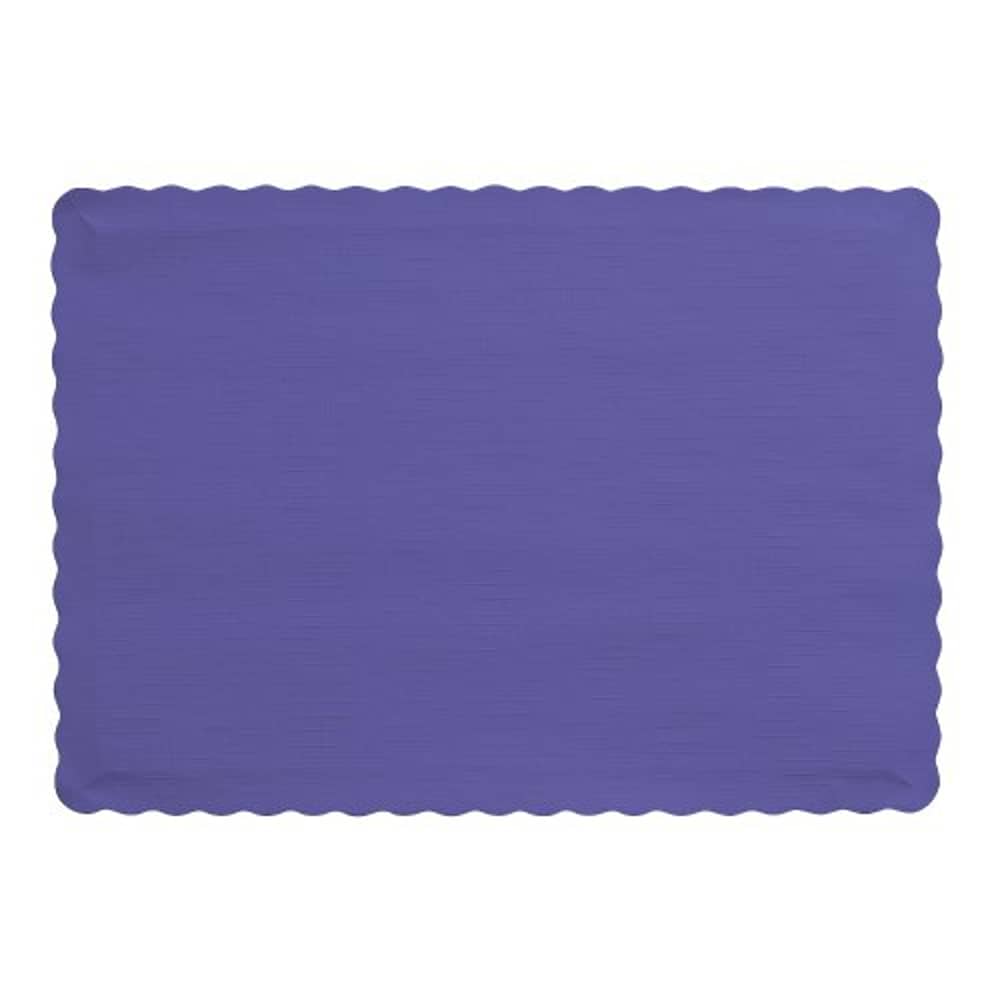 Creative Converting Placemats, One Size, Purple