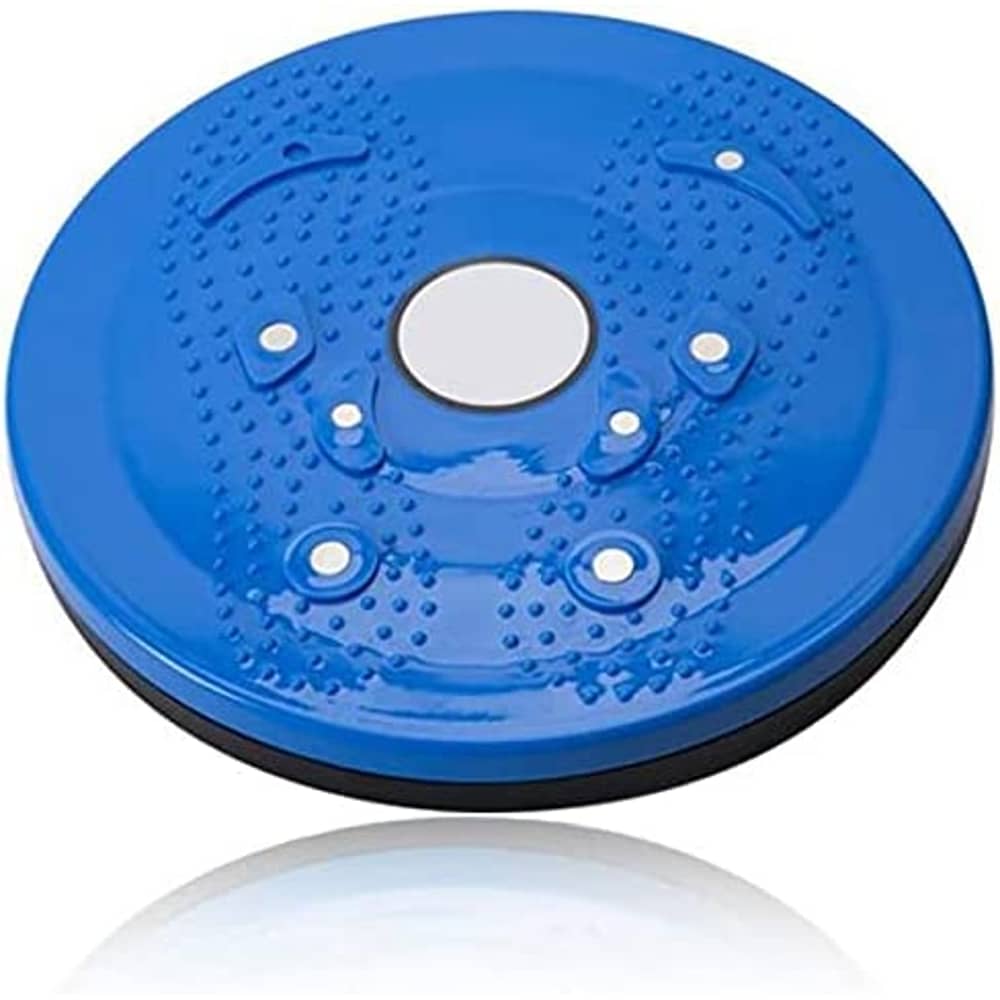ULTIMAX Magnetic waist twister fitness equipment indoor sports yoga waist twisted disk balance board Waist Twisting Disc Board Rotating Base for Hips and Stomach - Blue