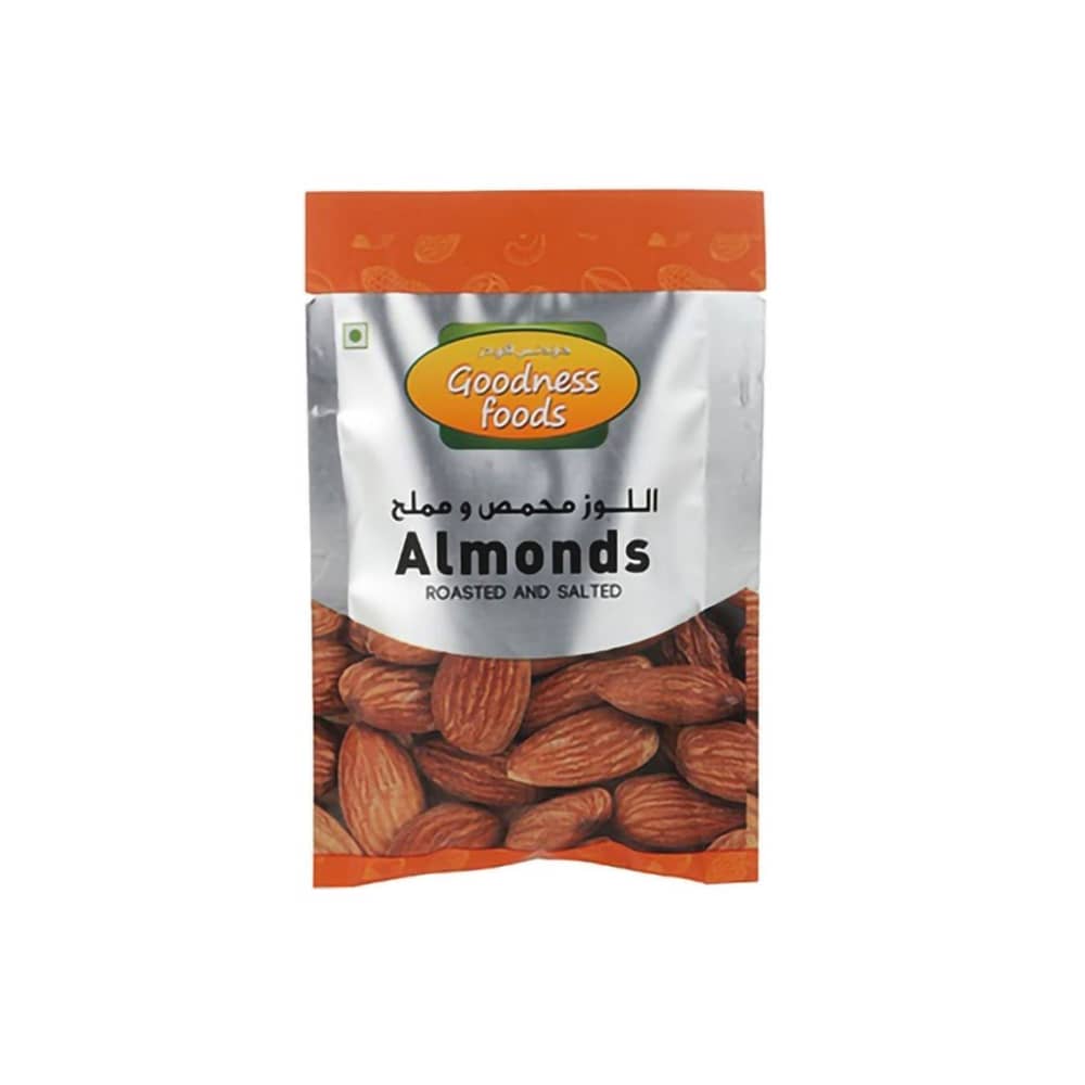 Goodness Foods Roasted & Salted Almonds 20g Goodness Foods Roasted & Salted Almonds 20g