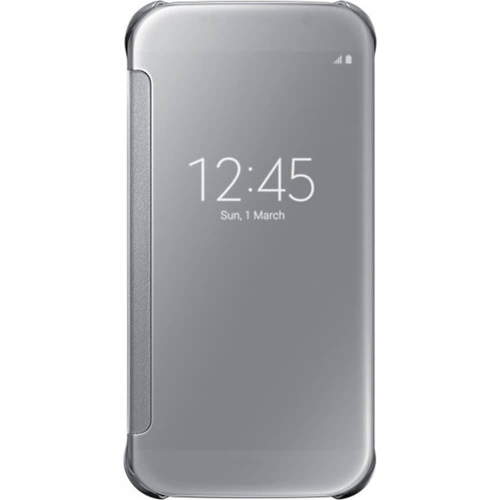 Samsung EFZG920BSEGAE Clear View Cover Silver For Galaxy S6 Samsung EFZG920BSEGAE Clear View Cover Silver For Galaxy S6