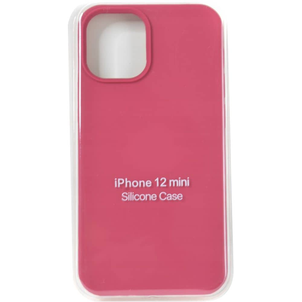 Silicone Case Iphone 12 Mini Rose Red
