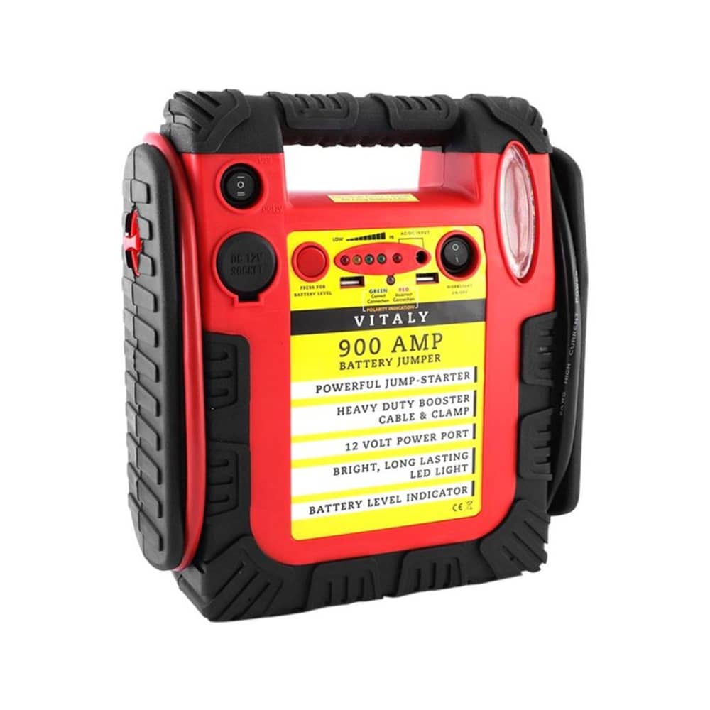 Vitaly 4-in-1 Heavy Duty Jump Starter With Led Light