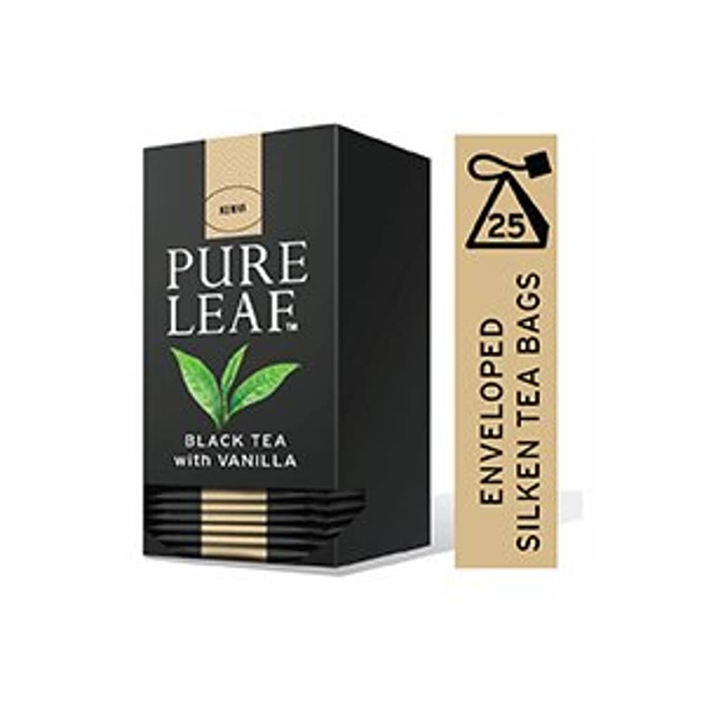 Pure Leaf Black Tea with Vanilla 25 Pcs - Pyramid Tea Bags