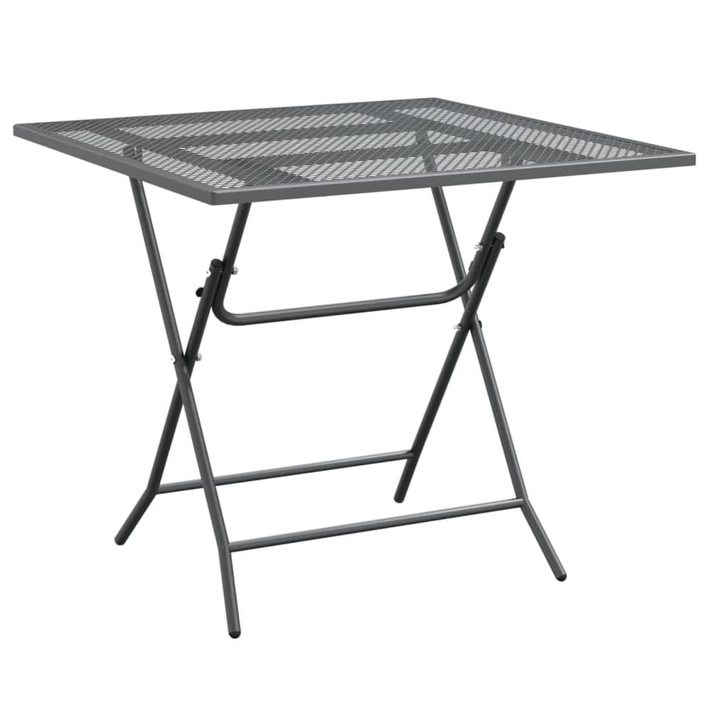 Vidaxl Garden Table 80x80x72 Cm Expanded Metal Mesh Anthracite Vidaxl Garden Table 80x80x72 Cm Expanded Metal Mesh Anthracite