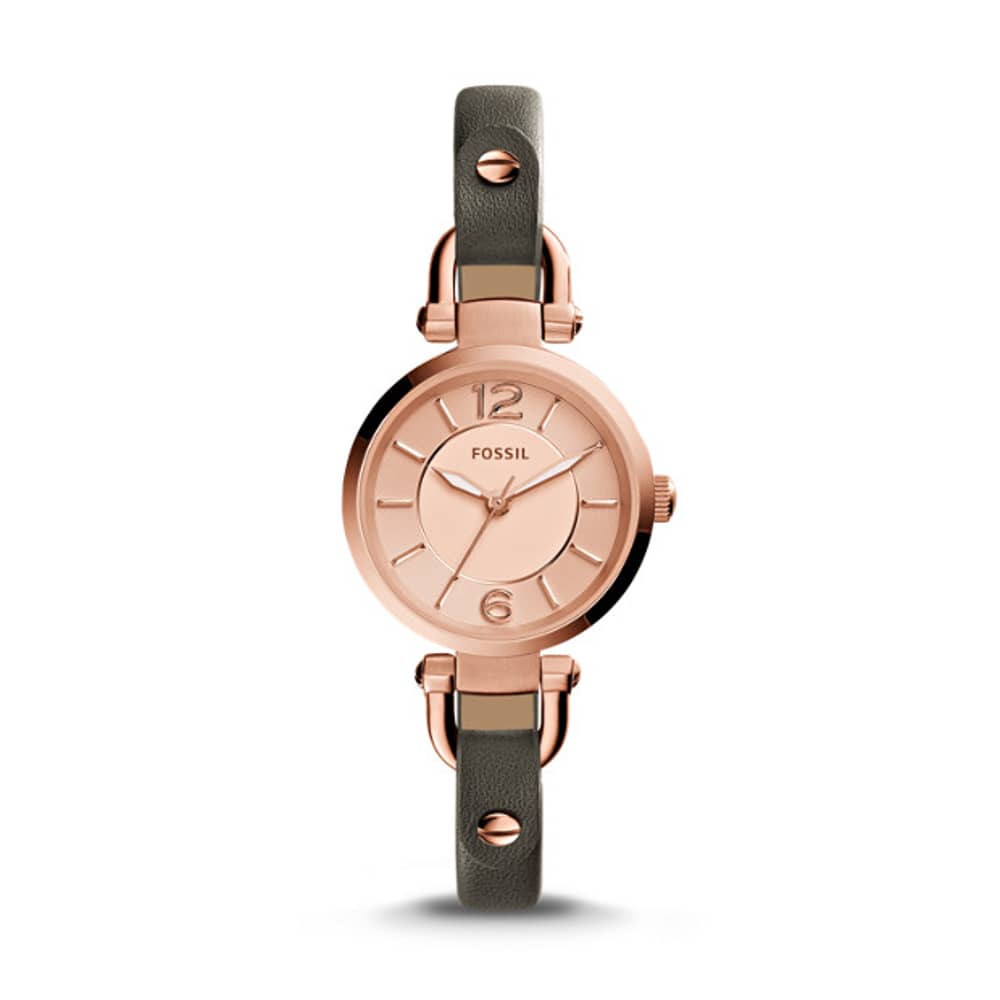 Fossil ES3862 Georgia Gray Leather Watch Fossil ES3862 Georgia Gray Leather Watch