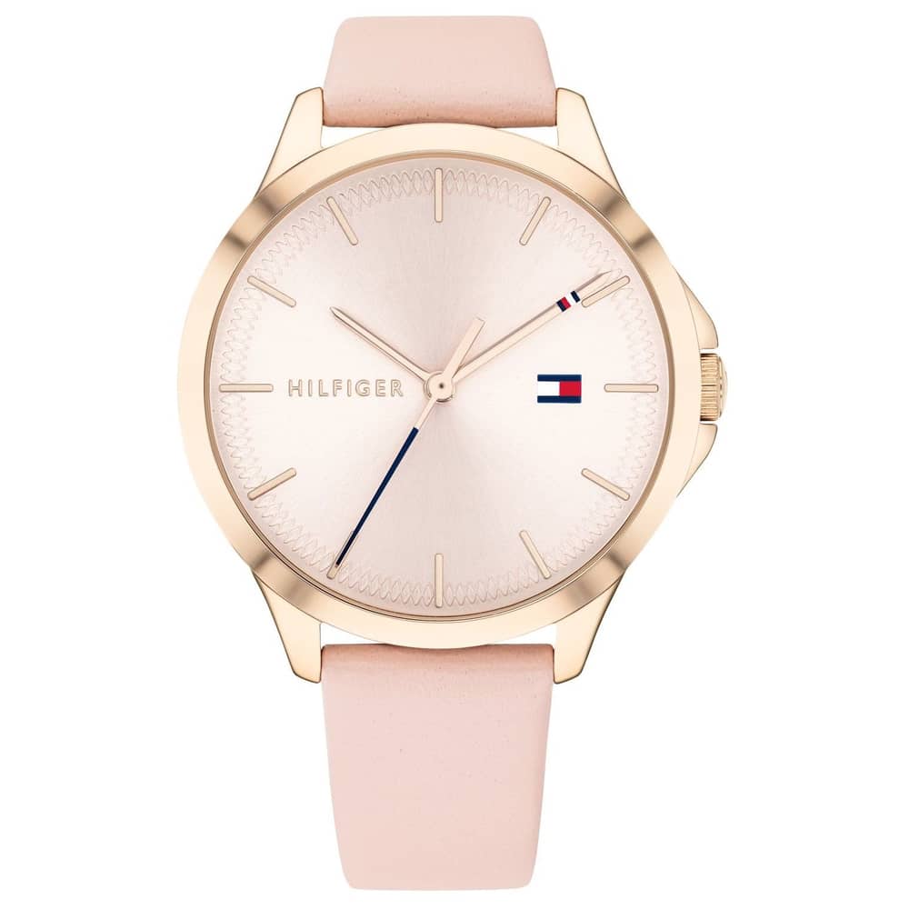 Tommy Hilfiger Peyton Pink Leather Watch For Women 1782090