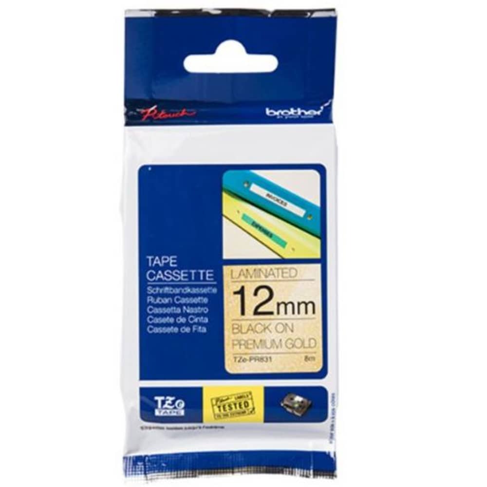 Brother Satin Ribbon Premium Gold 12mm Tze-pr831