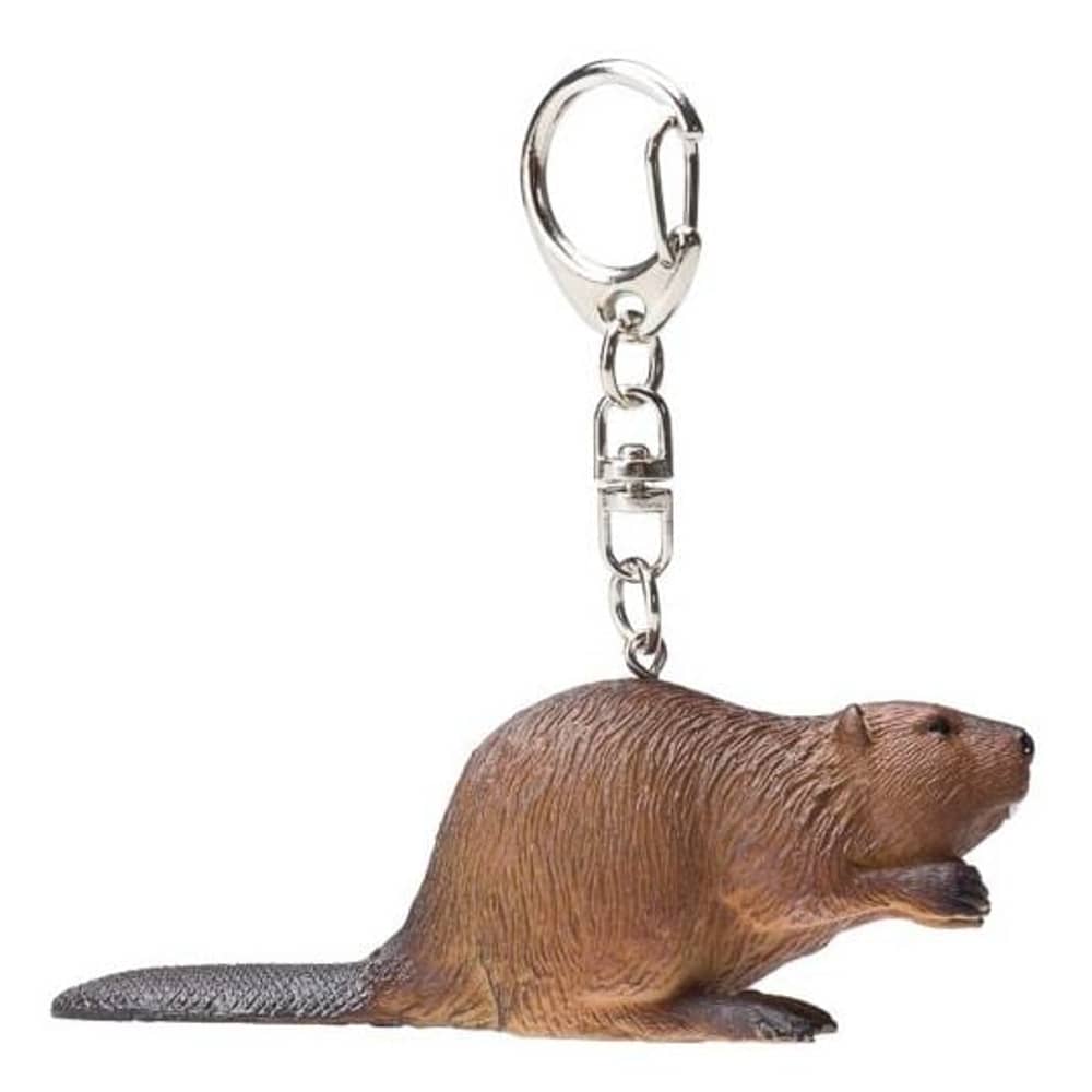 Mojo Animal Planet Beaver Keychain Woodland