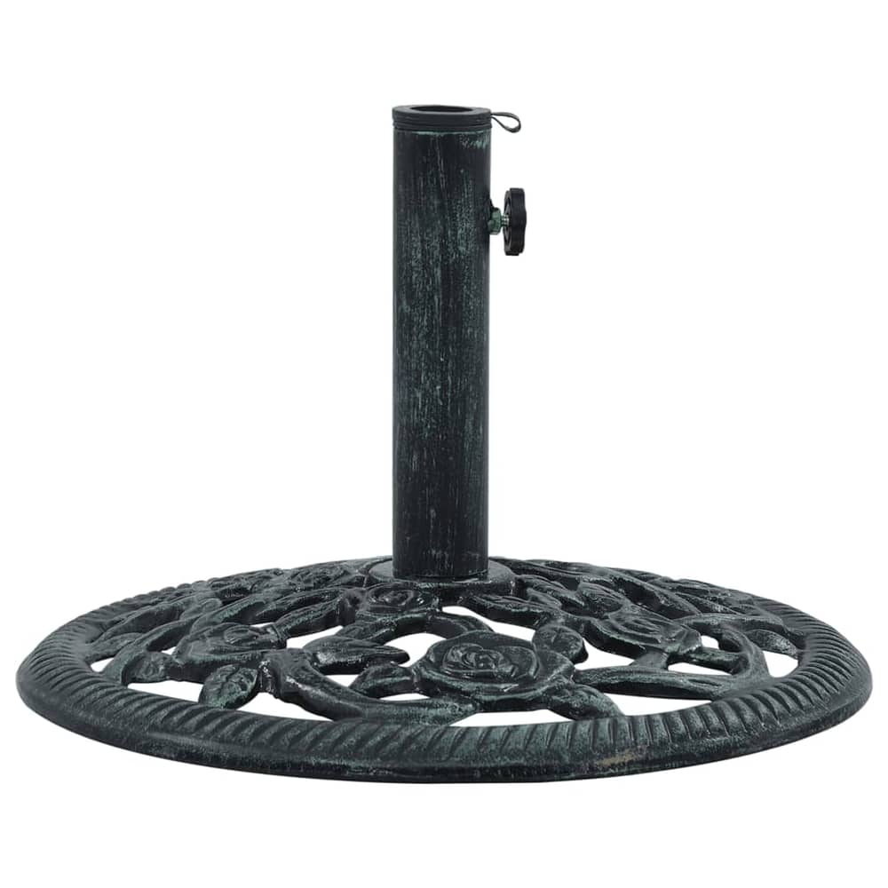 Vidaxl Umbrella Base Green 9 Kg 40 Cm Cast Iron Vidaxl Umbrella Base Green 9 Kg 40 Cm Cast Iron