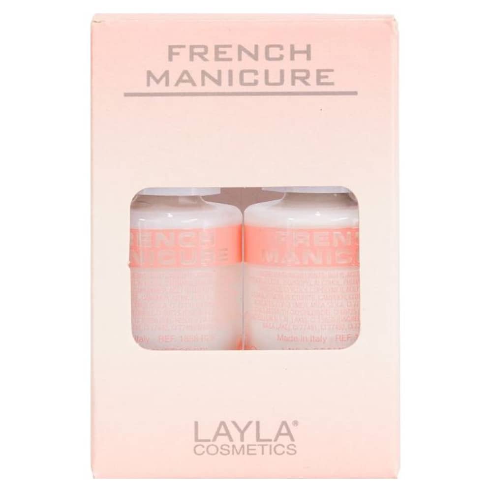 Layla French Manicure Nail Polish White Pearl 002