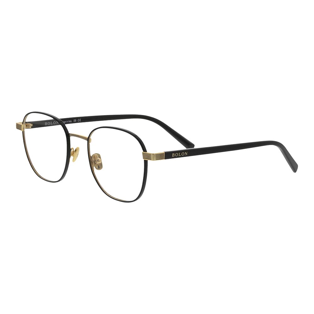 Bolon Round Black Frames Men BJ6027-B11-50