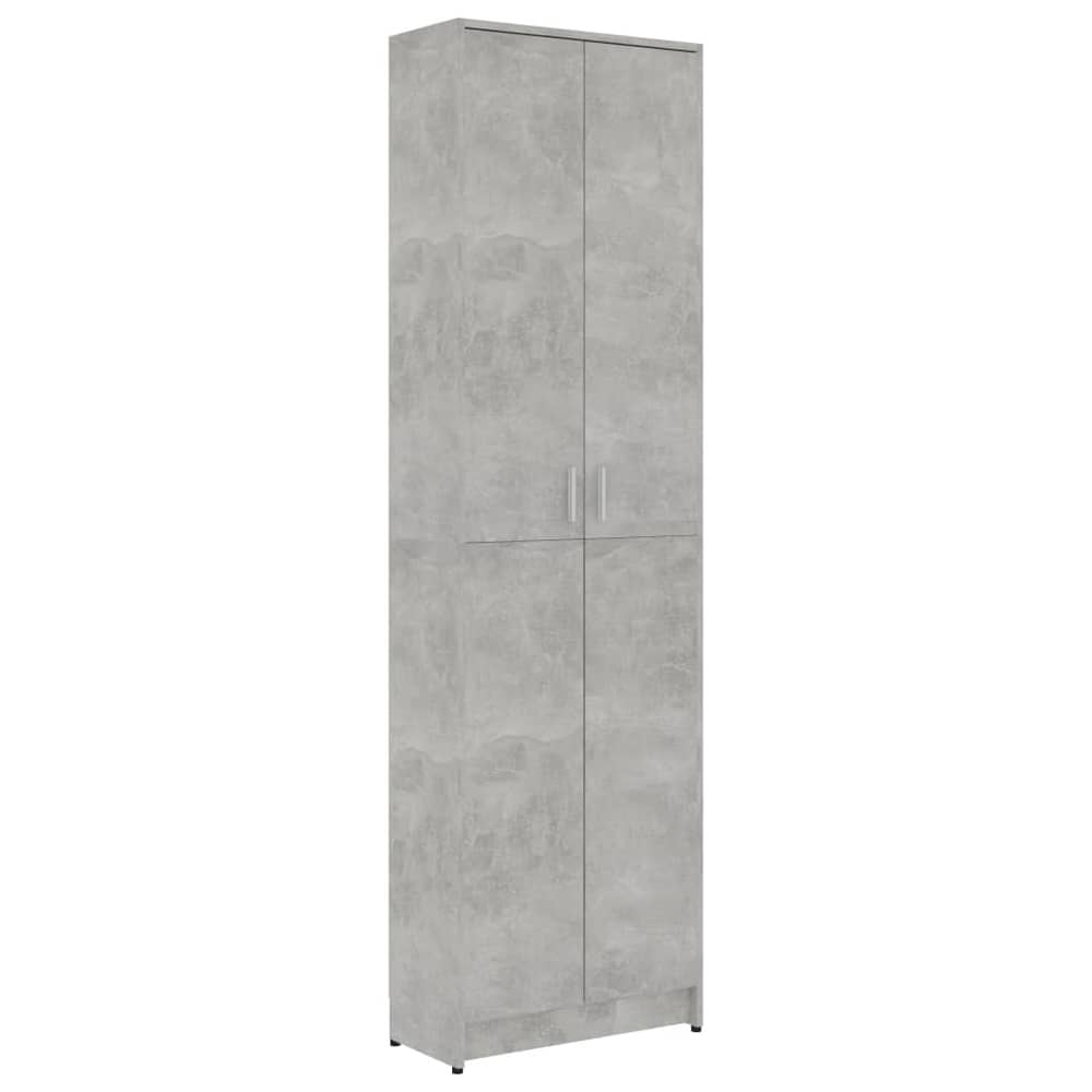 Vidaxl Hallway Wardrobe Concrete Grey 55x25x189 Cm Engineered Wood Vidaxl Hallway Wardrobe Concrete Grey 55x25x189 Cm Engineered Wood