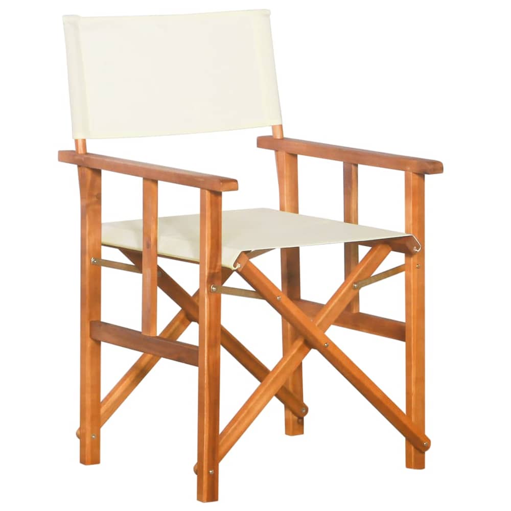 vidaXL Director's Chair Solid Acacia Wood vidaXL Director's Chair Solid Acacia Wood