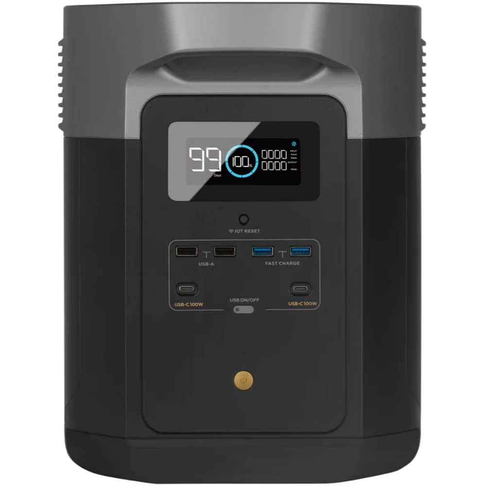 Ecoflow Delta Max Power Station Black Ecoflow Delta Max Power Station Black