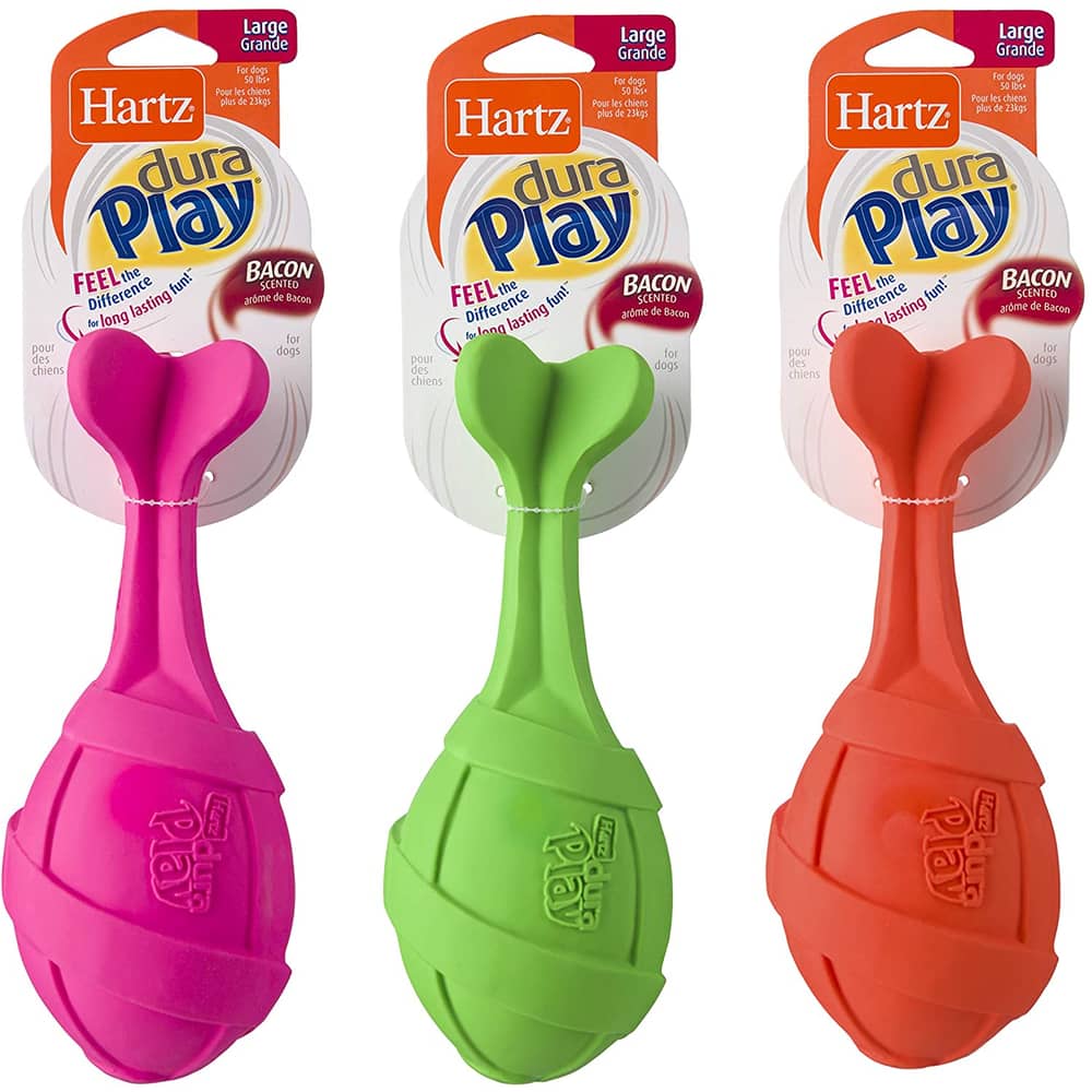 Hartz Dura Play Rocket Dog Toy Large Assorted Color