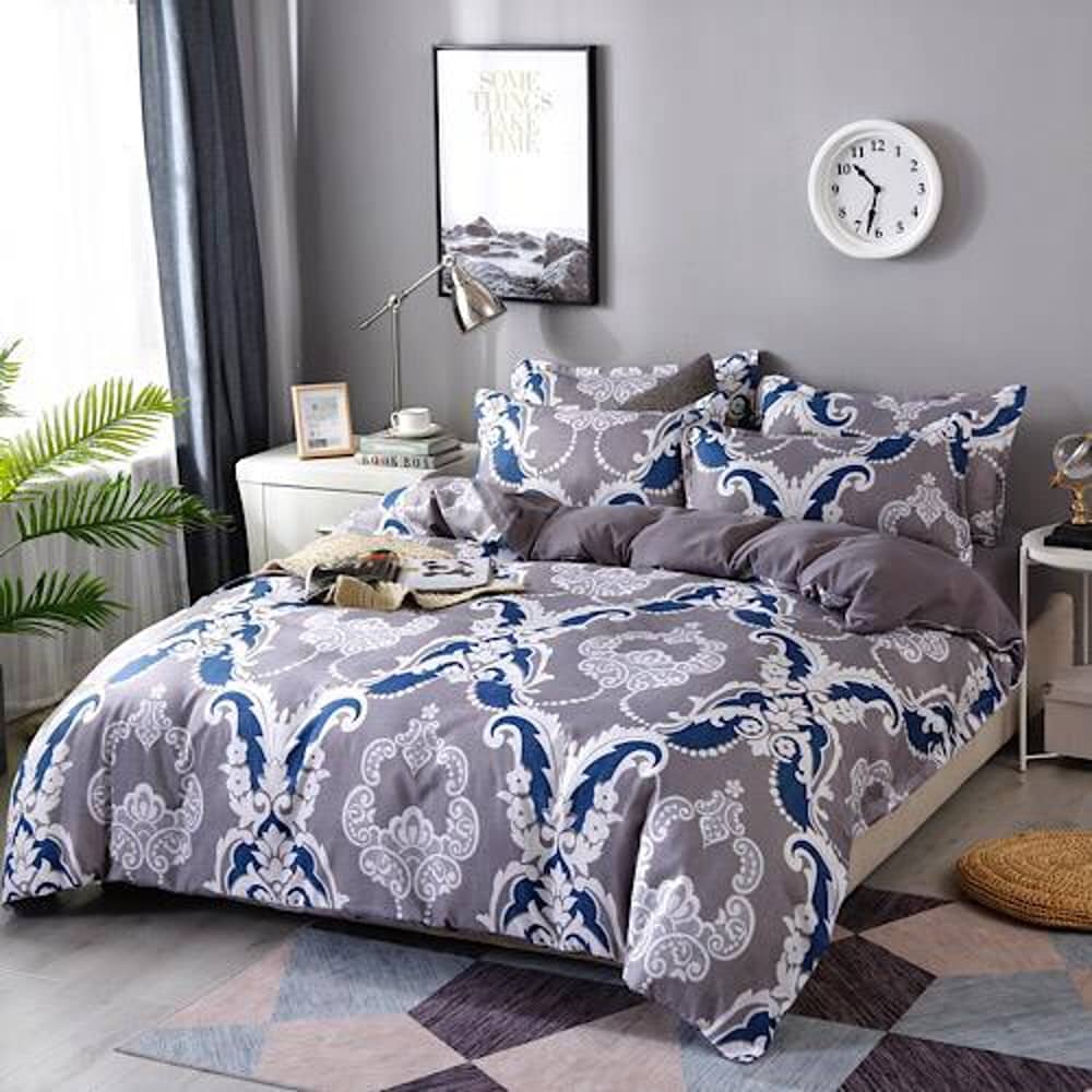 Queen Size Bohemian Chic Design Bedding Set 6pcs