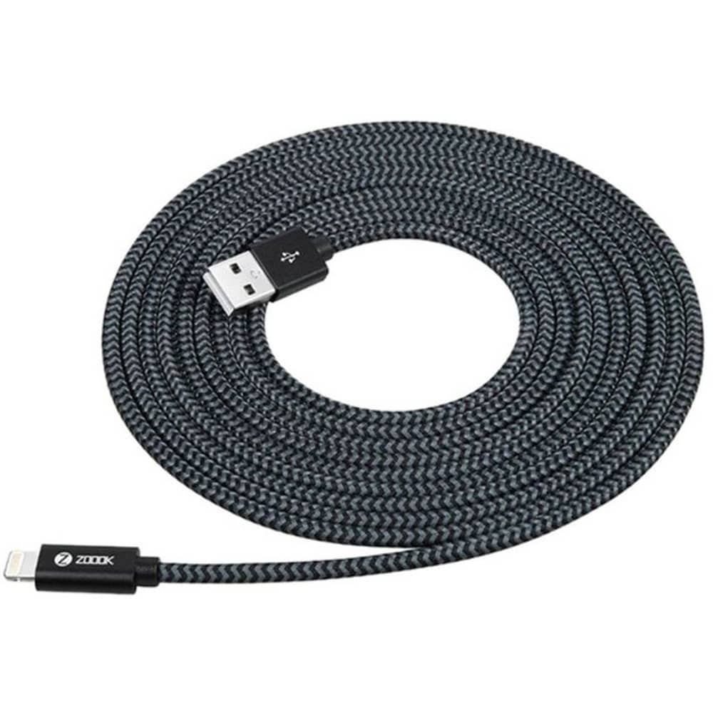 Zoook 3 In 1 Charging Cable 1m Black