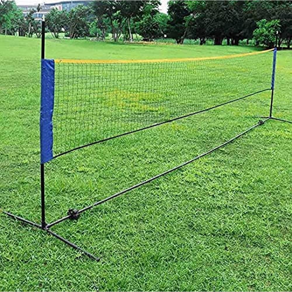 ULTIMAX Badminton Volleyball Tennis Net Set with Stand/Frame Carry Bag Portable Height Adjustable Outdoor Badminton Net Set-420Cm