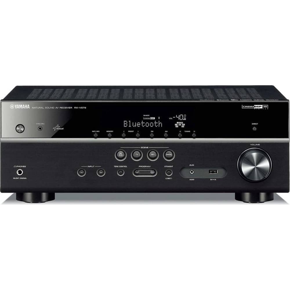 Yamaha RXV579 AV Receiver Black Yamaha RXV579 AV Receiver Black