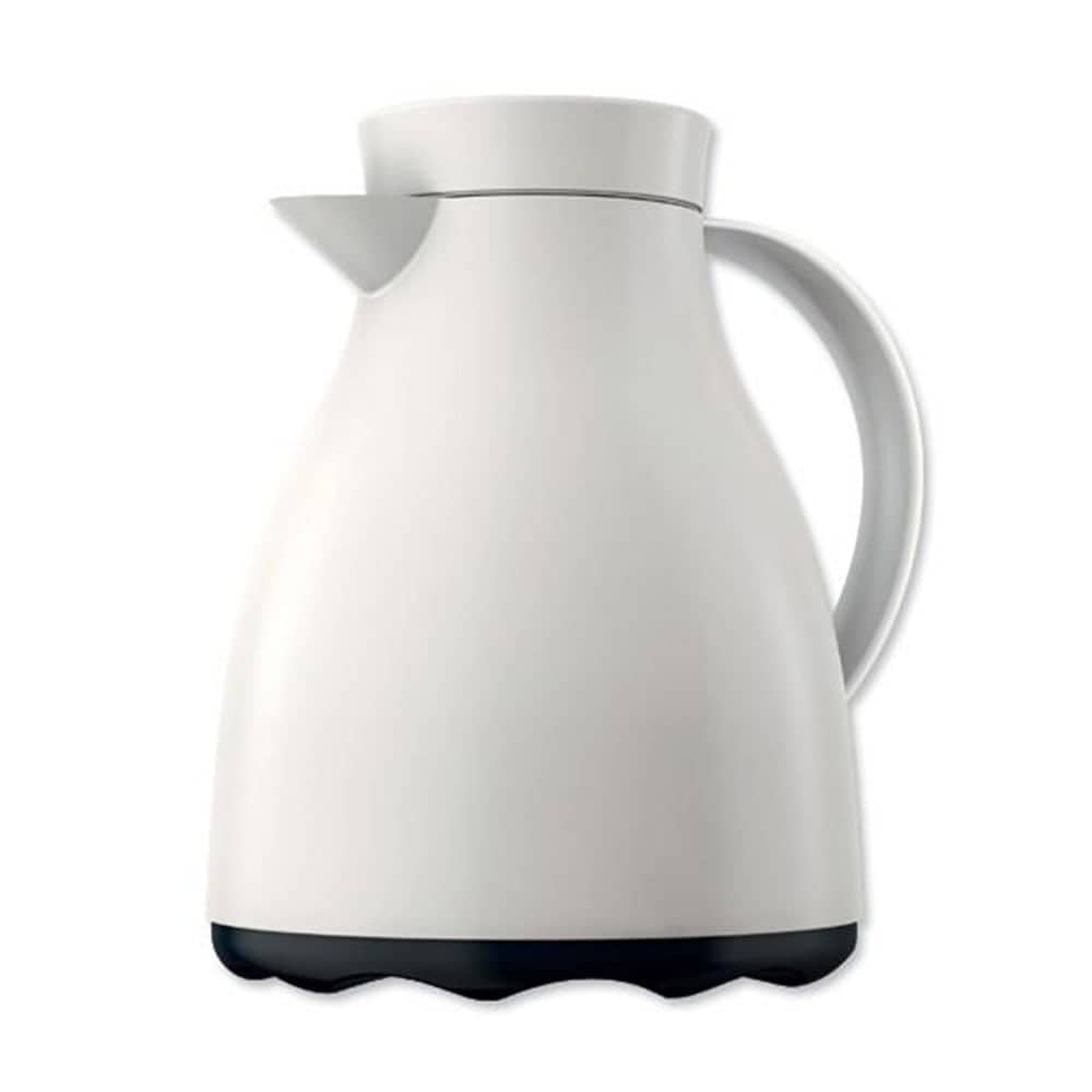 Emsa Easy Clean Quick Tip Vacuum Flask White 1L Emsa Easy Clean Quick Tip Vacuum Flask White 1L