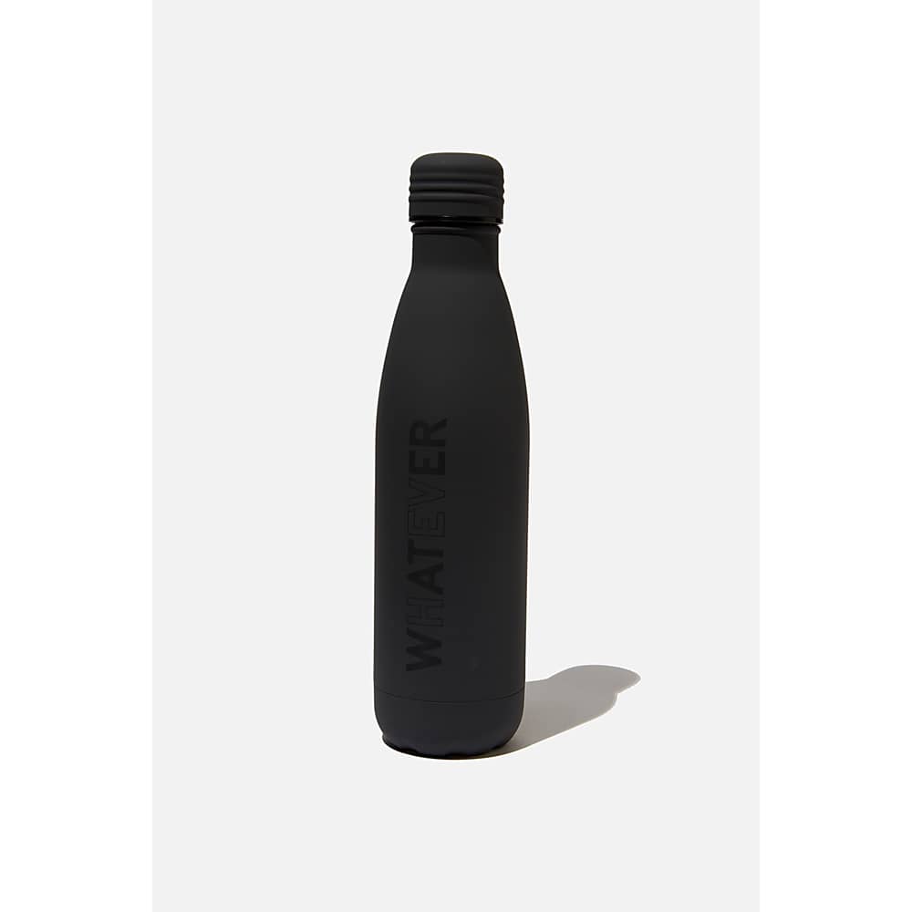 TYPO Metal Drink Bottle Whatever TYPO Metal Drink Bottle Whatever