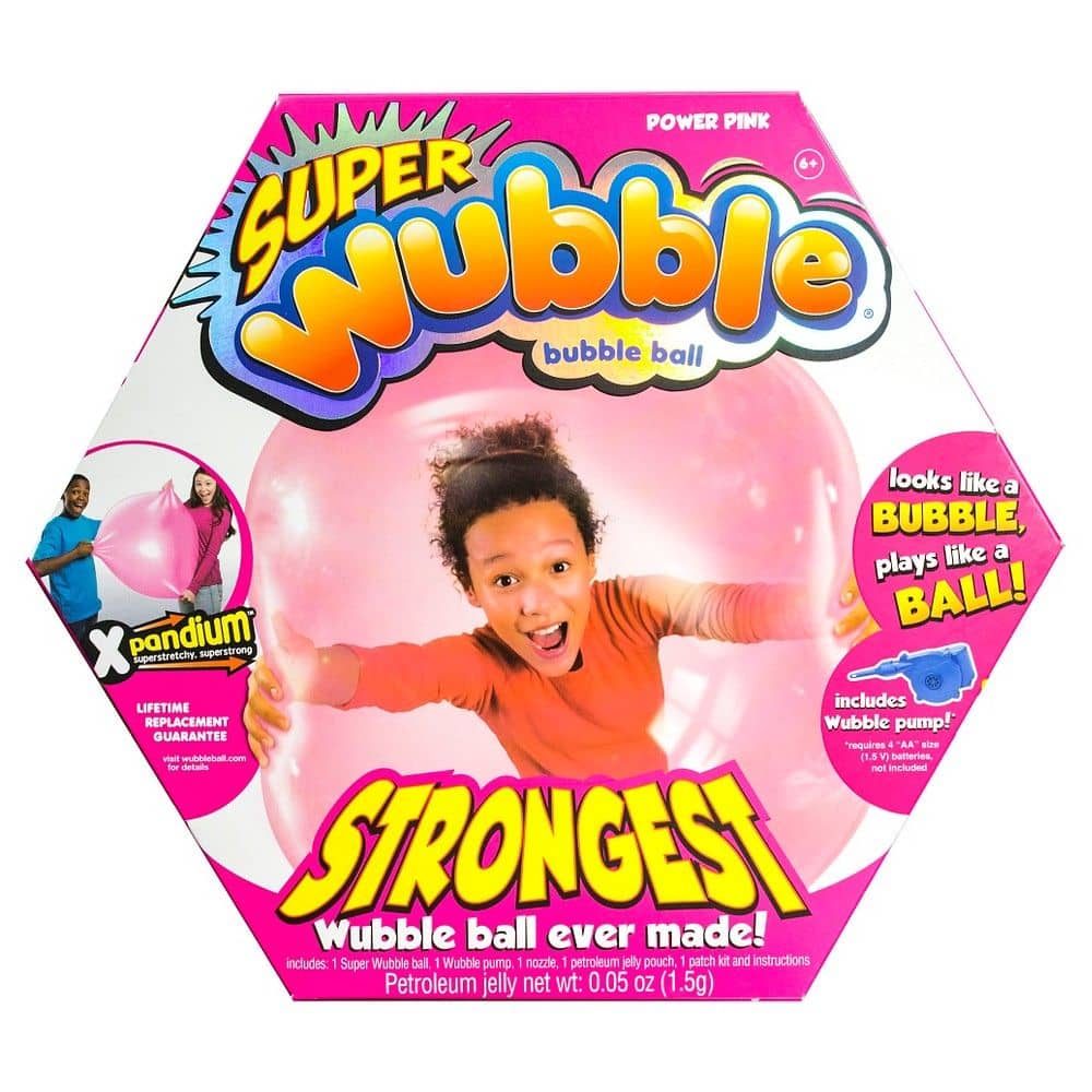 Super Wubble Bubble Ball with Pump Pink