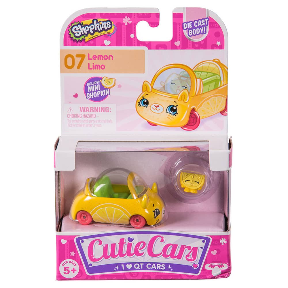 Shopkins Cutie Cars 56587 S1 Lemon Limo - Yellow Shopkins Cutie Cars 56587 S1 Lemon Limo - Yellow