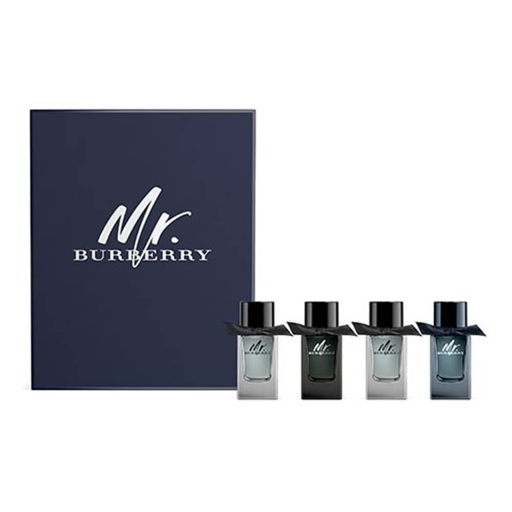 Burberry Mr.Burberry Indigo Gift Set For Men (Mr.Burberry Indigo EDT 5ml + Mr.Burberry EDP 5ml + Mr.Burberry EDT 2x 5ml)