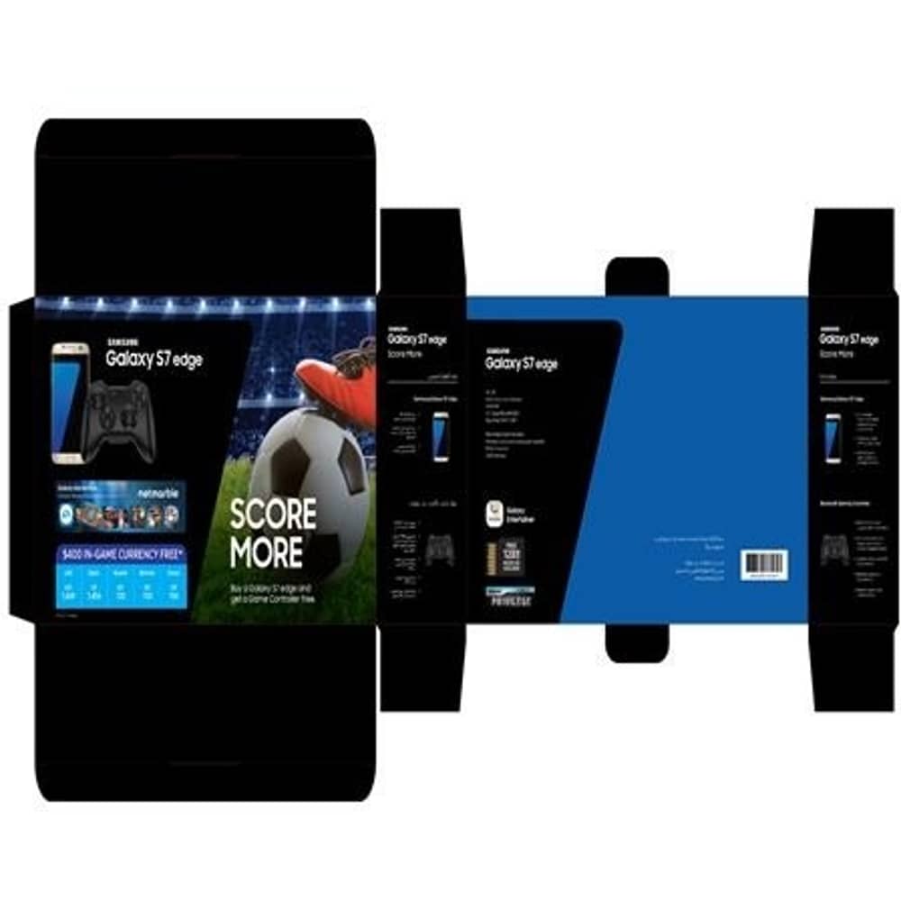 Samsung Galaxy S7 EDGE 32GB Gold Score More Pack +microSD 128GB