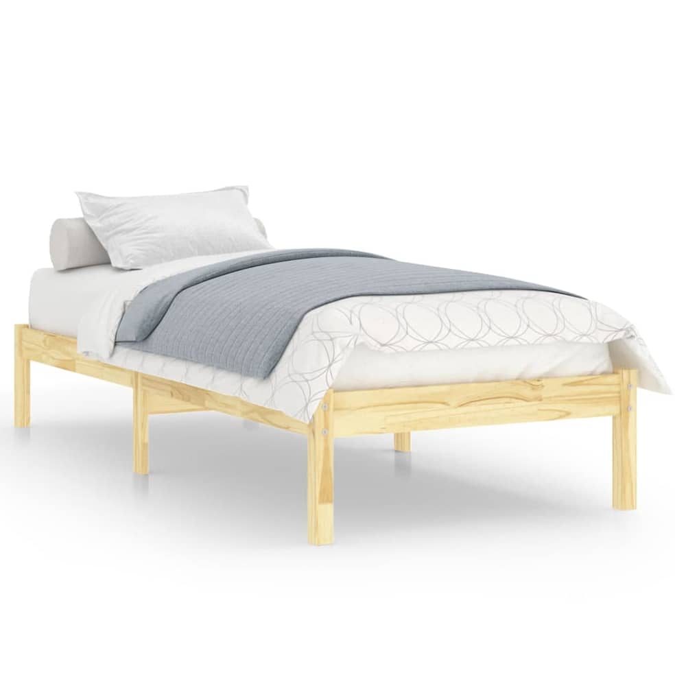 vidaXL Bed Frame Solid Wood Pine 90x200 cm vidaXL Bed Frame Solid Wood Pine 90x200 cm